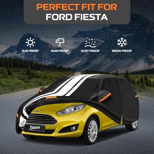 Image of Kayme Heavy Duty Car Cover for Ford Fiesta (2009-2020) Waterproof