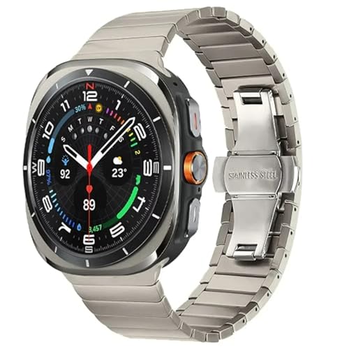 Bracelet en acier inoxydable pour Samsung Galaxy 7 ULTRA 47MM maillons premium