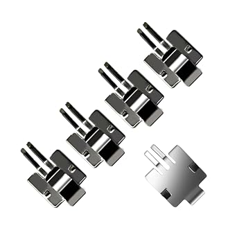 AAA Battery Compartment Dual Leaf Springs Contact Piece for FLUKE 302+ 303 305 324 Clamp Meter Replacement Accessories 4PCS