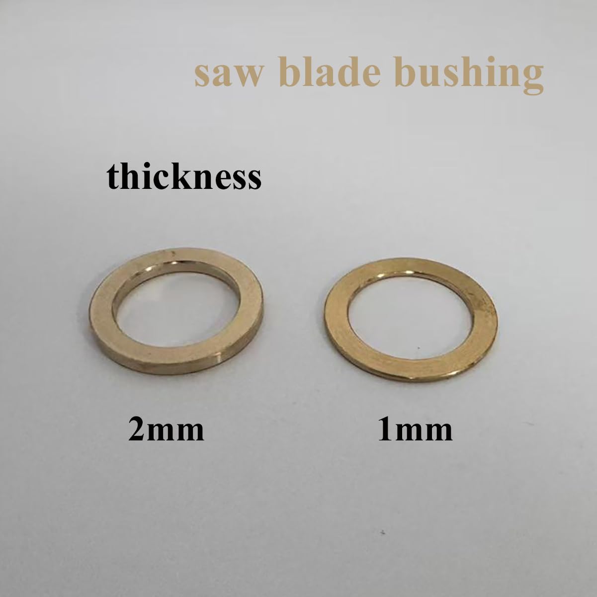 10PCS Saw Blade Bushings Set - 7/8Inch to 5/8Inch Ring Adapter, Thickness of 1mm/2mm, Suitable for Circular Saw Blade, Diamond Blade on Circular Saw, Angle Grinder