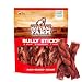 Natural Farm Pet 6-Inch Braided Bully Sticks (10-Pack) All-Natural, Grass-Fed Beef Dog Treats | Odor-Free, Grain-Free | Fully Digestible Chews for Small, Medium, Large Breeds