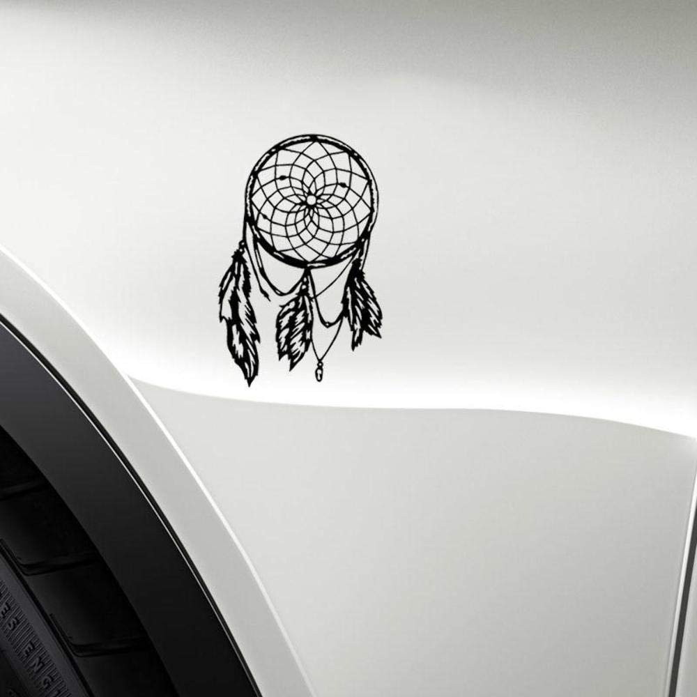 Handmade By Stukk Black Stukk Stickers Dream Catcher Design Art Fun Window Bumper Vinyl Decal Jdm Sticker 11.5Cmx17.8cm,