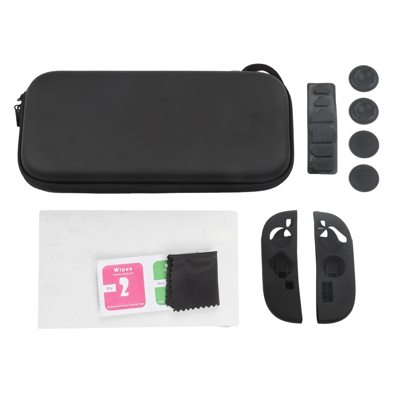 Borsa da viaggio portatile per Nintendo Switch 2 con custodia in silicone, accessori protettivi in EVA, 29,3 x 4,8 x 14,2 cm