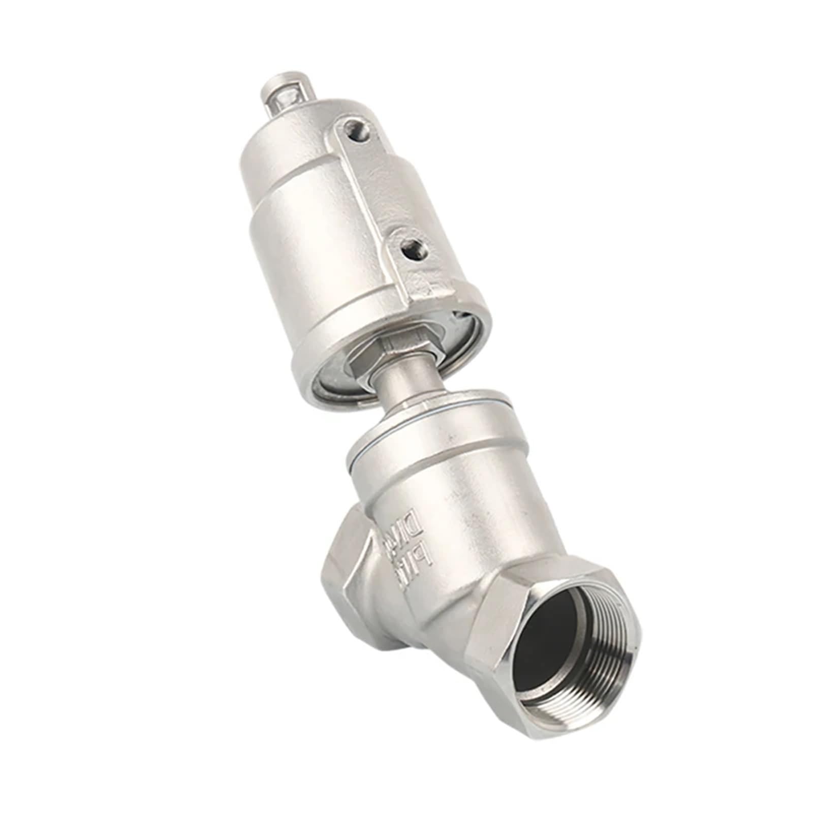 Vanne pneumatique acier inoxydable type Y 3/4 pouce filetage femelle double effet