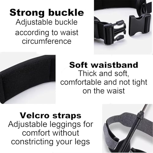 Image of Wearable Exoskeleton Walking Device, Adjustable Waist and Leg Circumference Walking Assistance Devices, Walking Assistance Devices with Weak /Medium /Strong Three-Speed for Climb Steps(Left+Right)