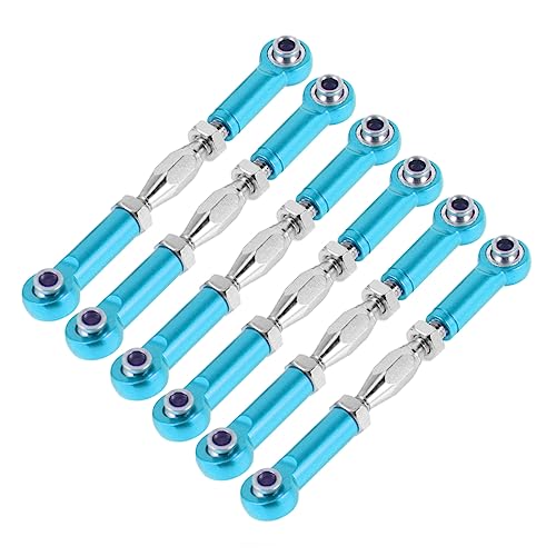 Tiges de liaison réglables en aluminium bleu de haute précision pour direction RC