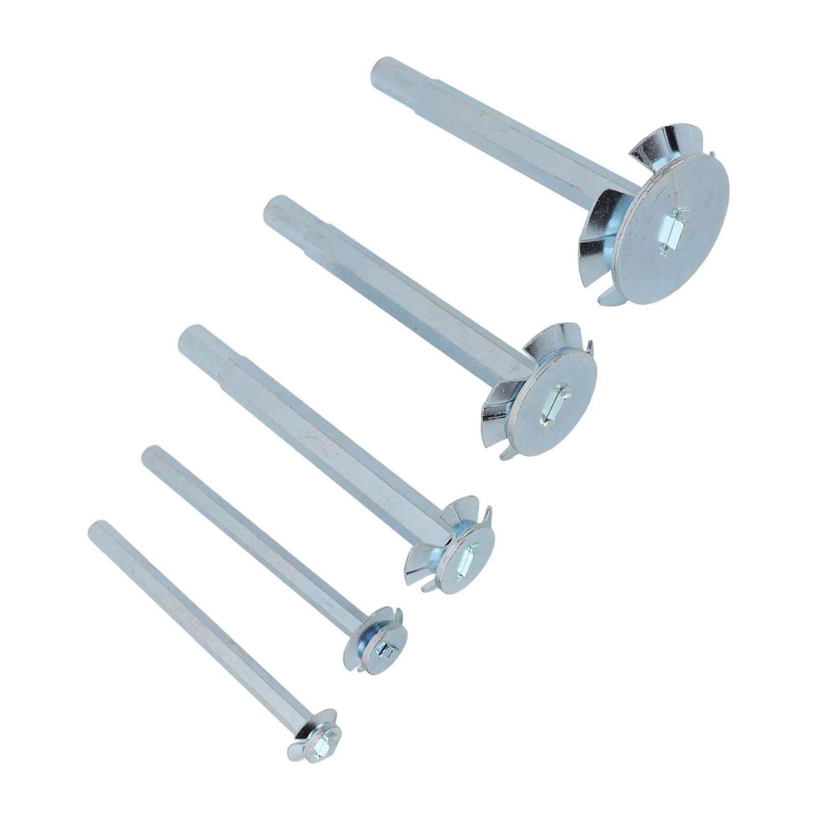 Juego de Accesorios de Plomería con Protector Enchufe PVC: Broca Acero Alta Velocidad para una Reparación Eficiente Tuberías (Juego 5 piezas.)