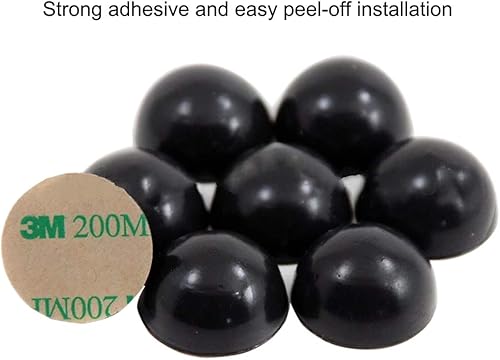 Miniatura 3 de Pies de aislamiento autoadhesivos, juego de 25 almohadillas de goma de silicona hemisferio de 0.75 pulgadas para altavoces, electrónica, mesas,