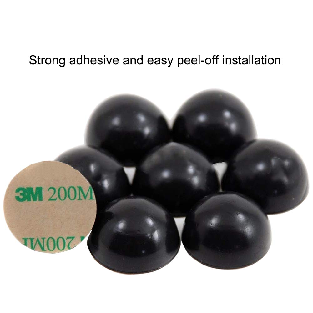 Piedini isolanti autoadesivi in gomma silicone – Set 20 cuscinetti ammortizzatori acustici per altoparlanti