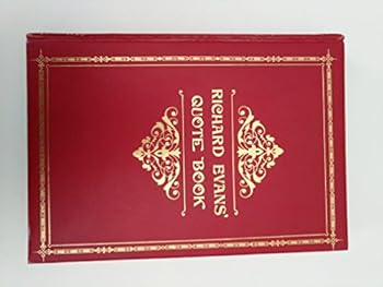 Hardcover Richard Evan's Quote Book First Edition Book
