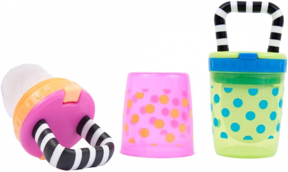 Sassy Teething Feeder - 1 Count - Pink Orange