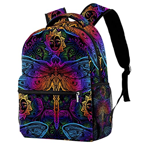 Sac à dos femme avec motif football abstrait grand volume
