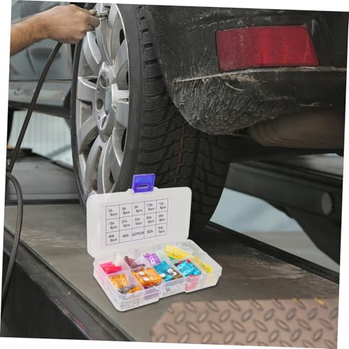 Kit de fusibles automotrices surtidos de 60 piezas, alta compatibilidad para camiones, RV y motocicletas miniatura 6