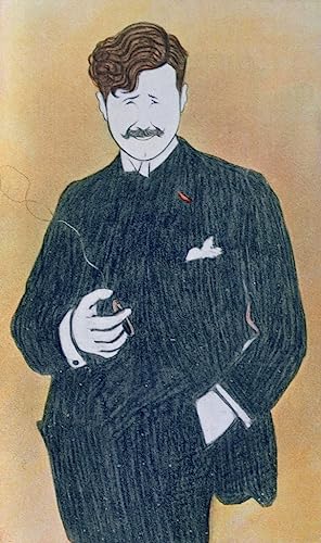 EfeMir Cuadros Modernos Impresión de Carteles Famoso Caricaturas de Georges Feydeau por Leonetto Cappiello para decoración de paredes 60x90cm
