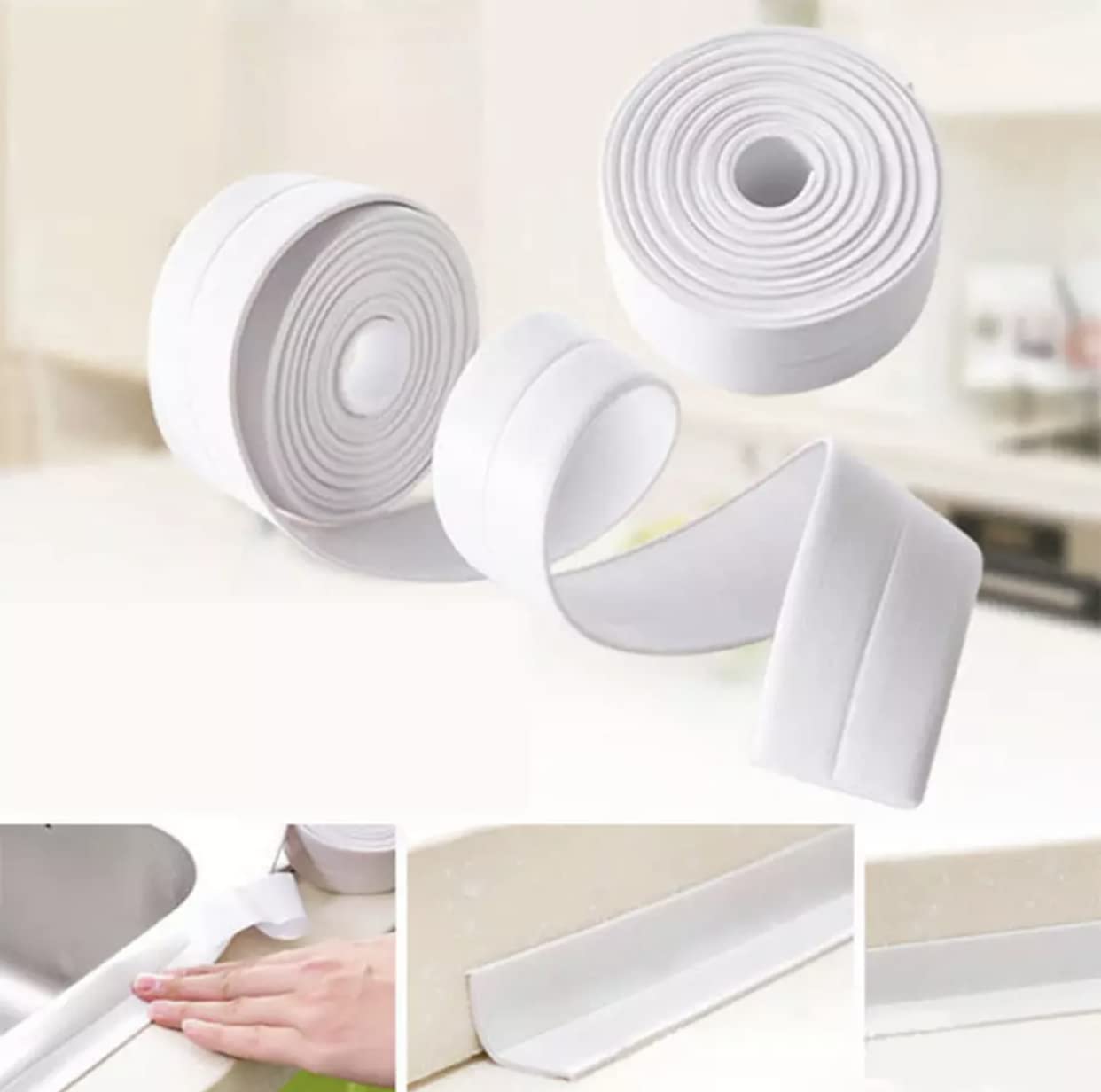 Ecoform Su Sızdırmaz Mutfak Banyo Duvar Küvet Lavabo Duşakabin Bandı