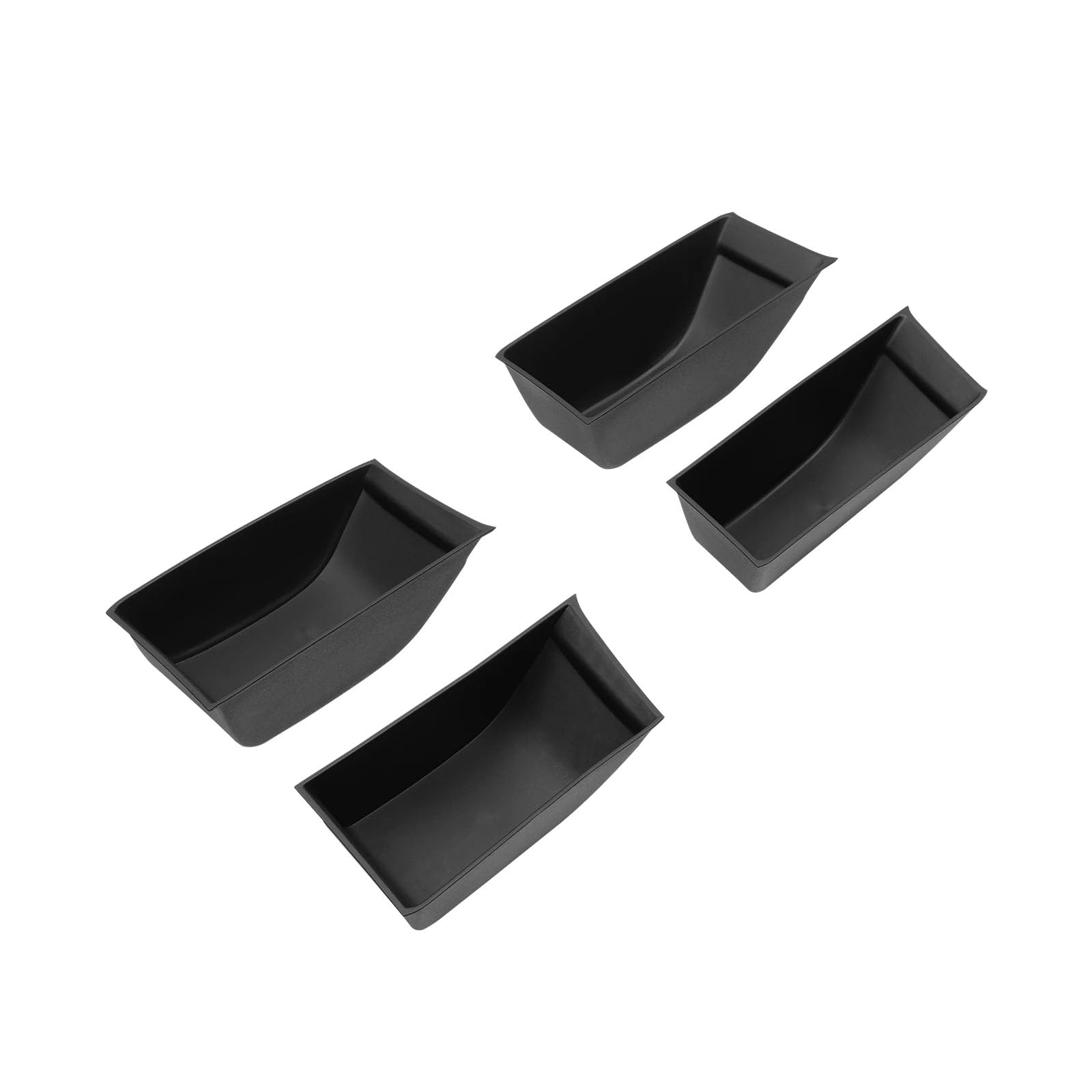 Zuphte Car organizer for BYD ATTO 3 evo/YUAN PLUS 2025-2026, Car Door Handle Storage Box Front Rear Door Tray Box Organizer TPE