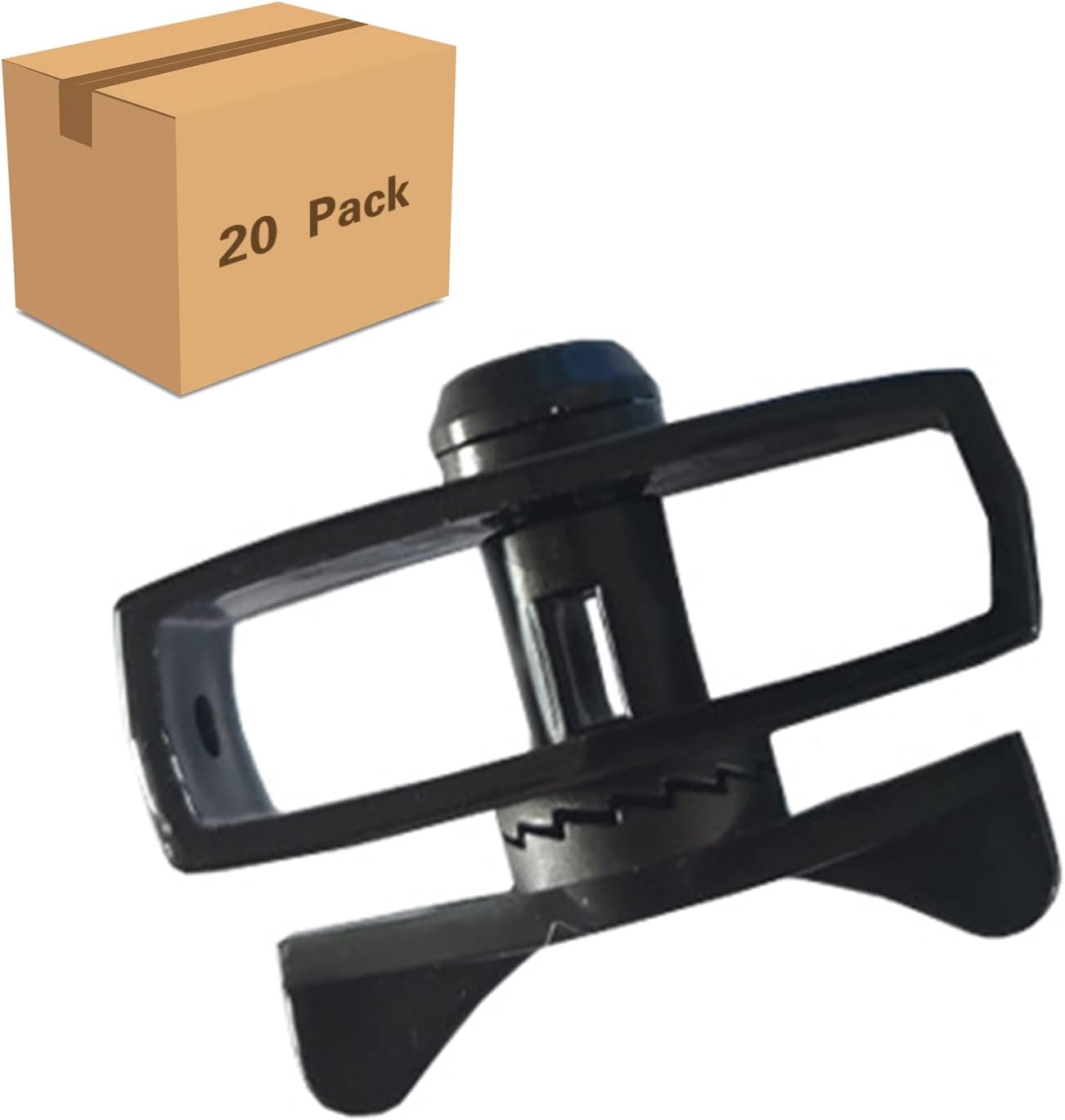 Electric Fence Wire Tensioner, 20PCS Portable Tape Tighteners for Farm Accessorie, Black