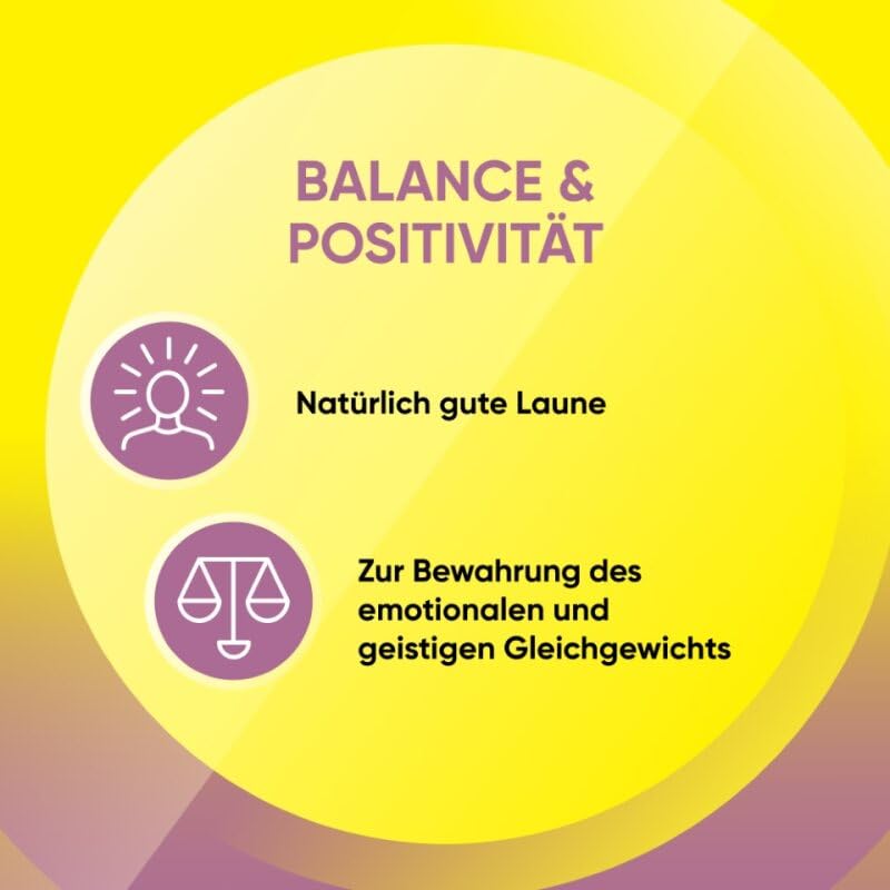 Bachblüten Original Bach RESCURA PLUS Balance & Positivität 30 vegane Kapseln | Bachblütenmischung mit B-Vitaminen und Safran I für natürlich gute Laune I ehemals Rescue