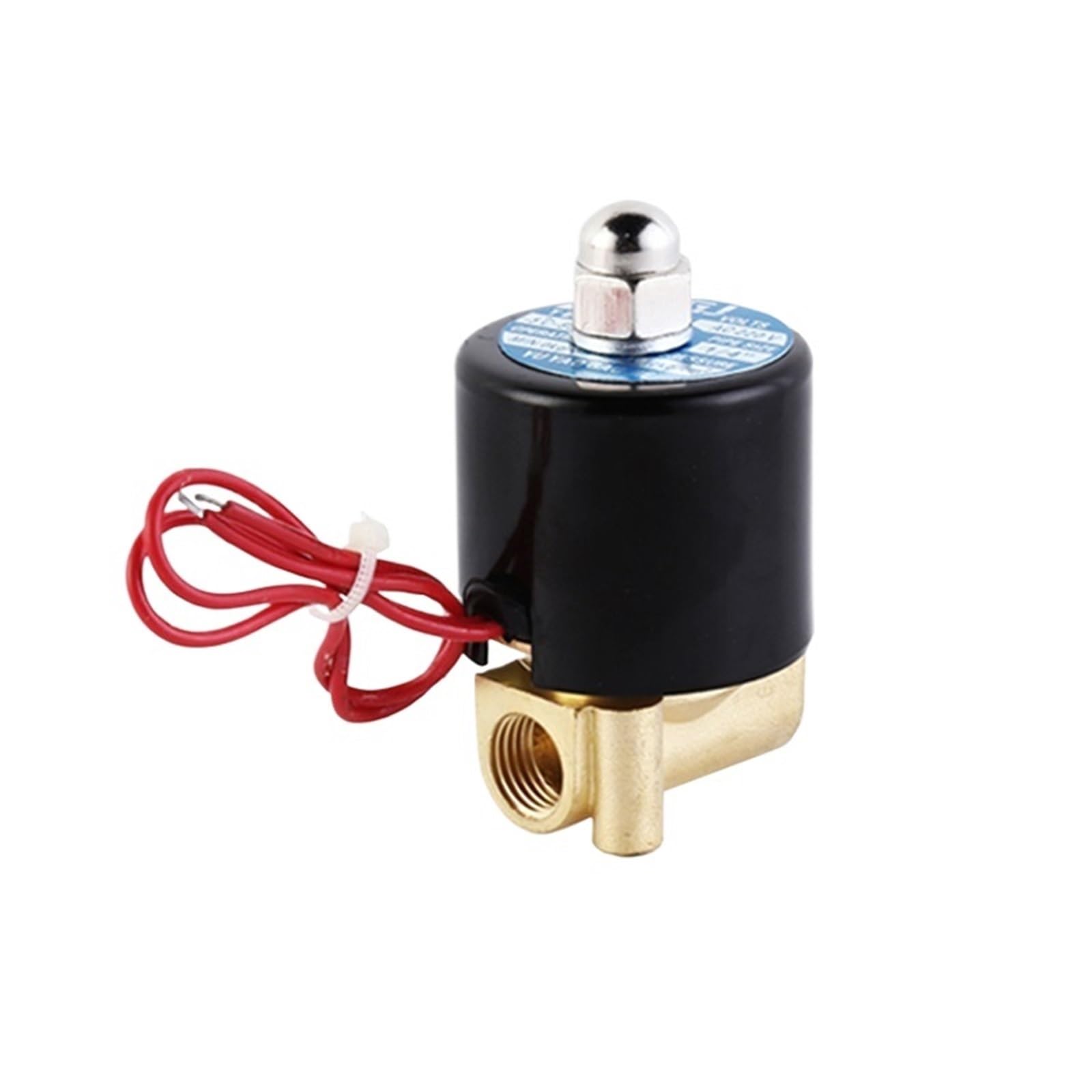 Électrovanne normalement fermée en laiton 240V étanche pour fluides industriels