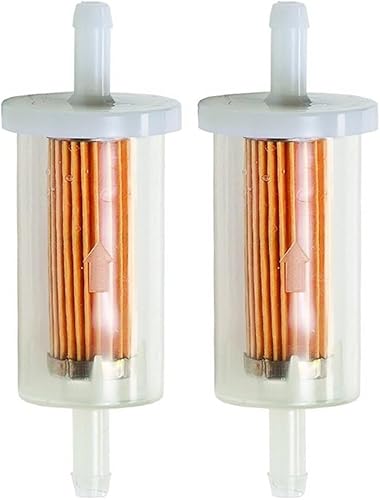 Hipa Pack-Of-2 695666 - Filtro de combustible para Briggs and Stratton 845125 JohnD-eer D100 D105 D110 D120 D125 D130 D140 D150 D155 D160 D170 LA120