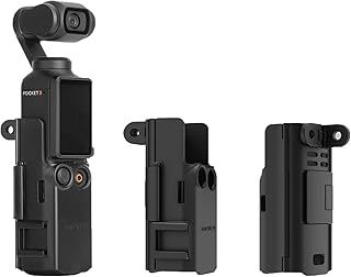 Expansion Adapter for DJI Pocket 3, Camera Mount Holder, Fixed Bezel Extension Handle Cold Shoe Adapter Pocket 3 Bracket