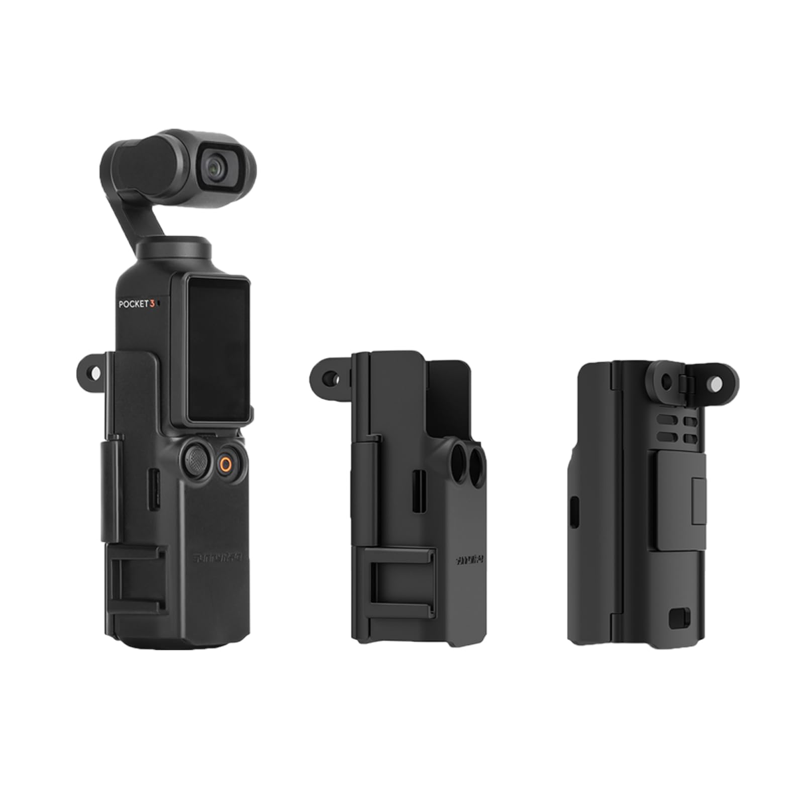 Magnetische Halterung Für DJI Osmo Pocket 3 – 180° Verstellbar, Mit Silikon-Schutzhülle, Für Erweiterten Aufnahmewinkel
