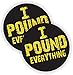 I Pound Everything Hard Hat Sticker | Helmet Decal | Label Lunch Tool Box Motorcycle Construction