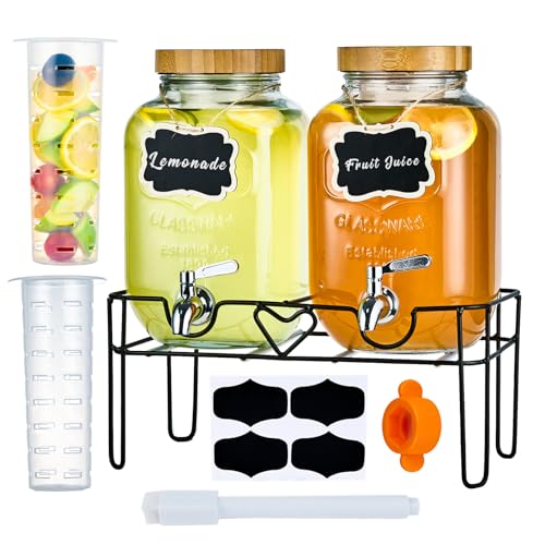 ShoreHao 2-Pack Glass Dispensers