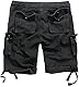 Brandit Herren Urban Legend Shorts Cargos, Schwarz, 6XL