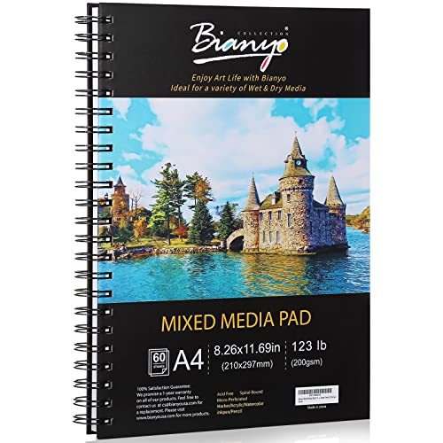Bianyo A4 Mixed Media Paper Pad (60 Sheets)