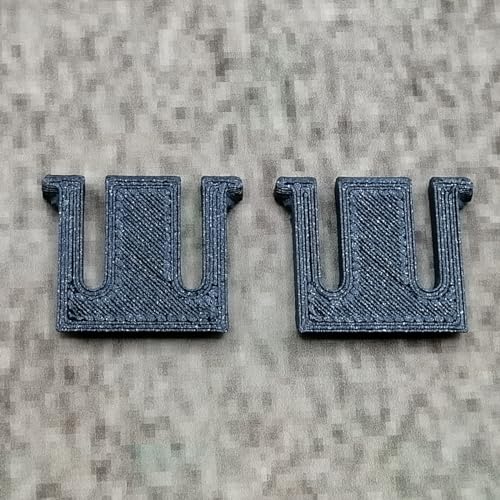 ULEIVA 1 Paar (2 Stck) Ersatz Tastaturfüße Schwarz kompatibel zu Logitech K360 MK360 Tastatur Ersatzteil Tastaturständer Füße Keybord