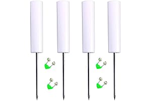 Kaiyu Sturdy 4 Pack Fishing Rod Holder for Catfish on Banks