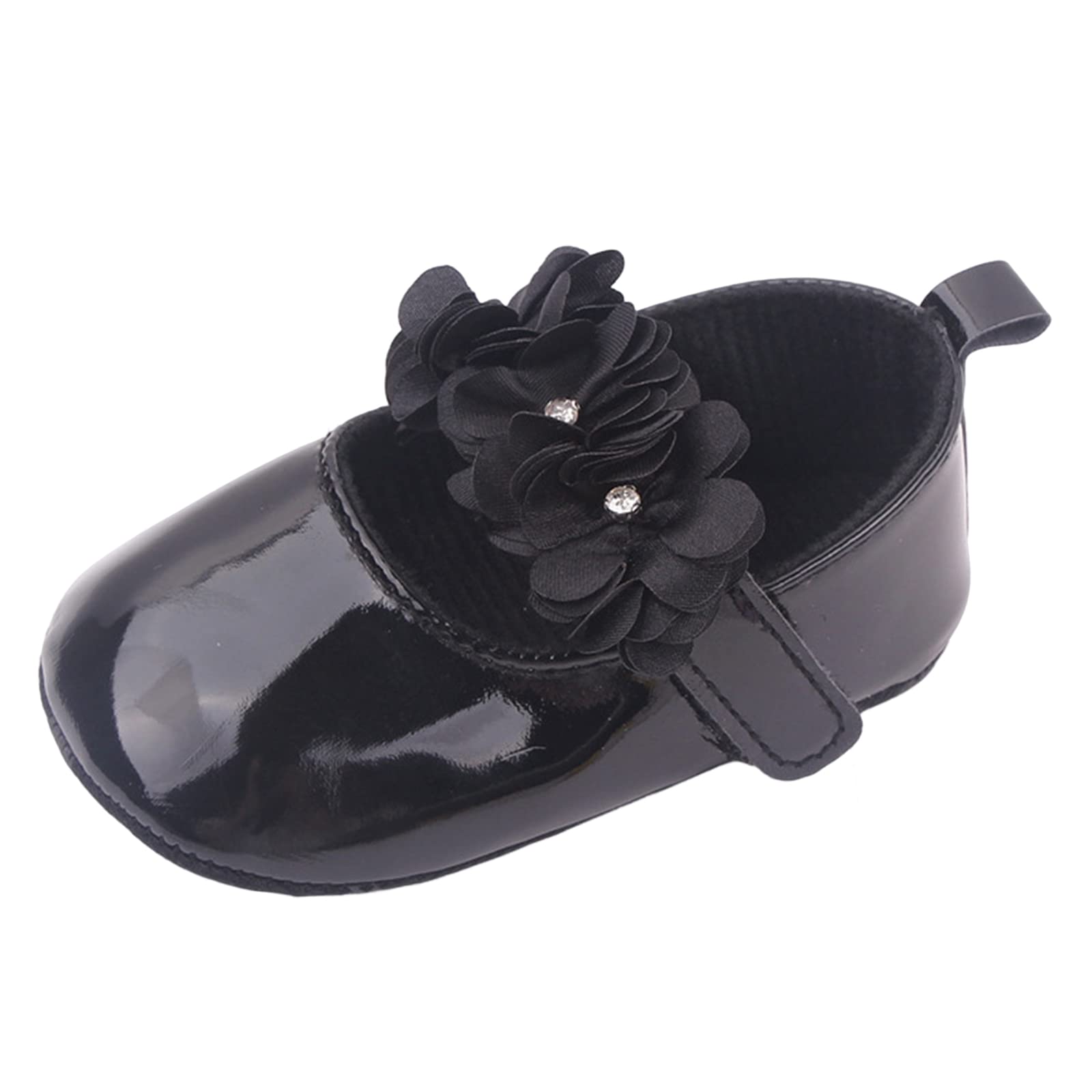 Summer Children Infant Infant Shoes Girls Sports Shoes Flat Bottom Lightweight Round Toe Shoes for Infant Girls Size 6 (Black, 5 Infant)