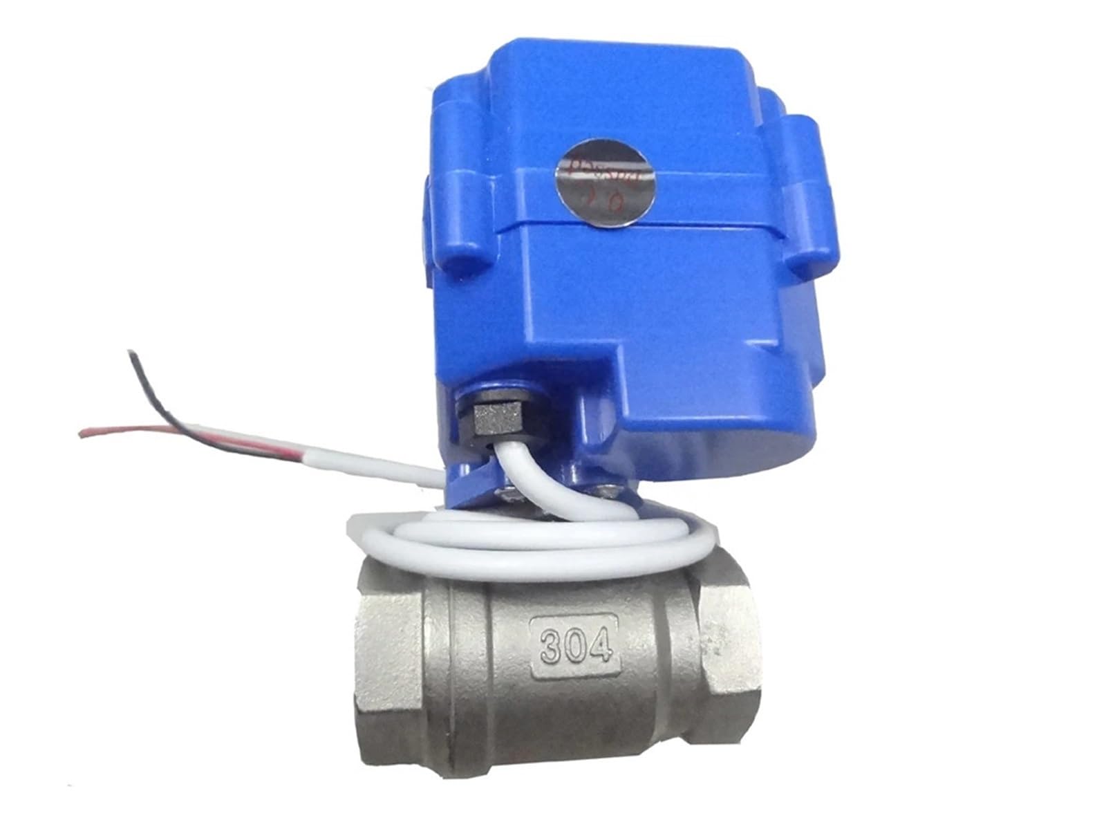 Zawór kulowy z napędem G1/5.1 cm DN15 9-24VDC CR04, stal nierdzewna, zawór elektryczny