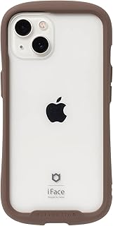 iFace Reflection iPhone 13 ケース クリア 強化ガラス (ブラウン)【アイフェイス アイフォン 13 カバー 透明 耐衝撃 米国MIL規格取得 ストラップホール付き】