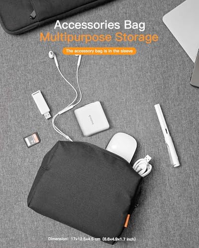 Inateck Laptoptasche Hülle Kompatibel mit MacBook Air 13 M5/M4/M3/M2/M1 – Ansicht 3