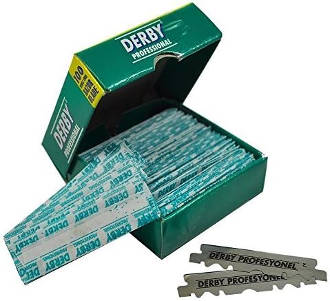 100 Blades Single Edge Derby Extra Super Stainless Razor Blades by Inspirationthailand