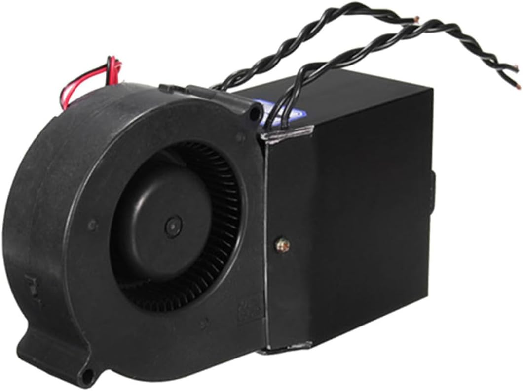 Cabilock 12V Adjustable Car Heater Fan Demister Defroster with Overheat Protection Dual Ptc Heating Element for Instant Warmth Air Purification Black