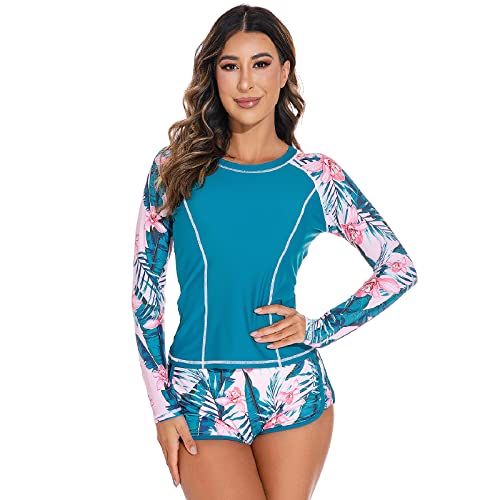 Rash guard manches longues avec short protection et confort M