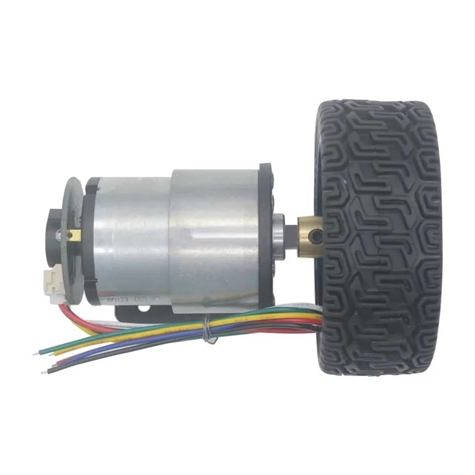 ZIDRMTKVK JGB37-520 Motor Encoder DC 6V 12V Geared High Torque Smart Robot Car Chassis Kit Gear(6V 18.5 RPM)