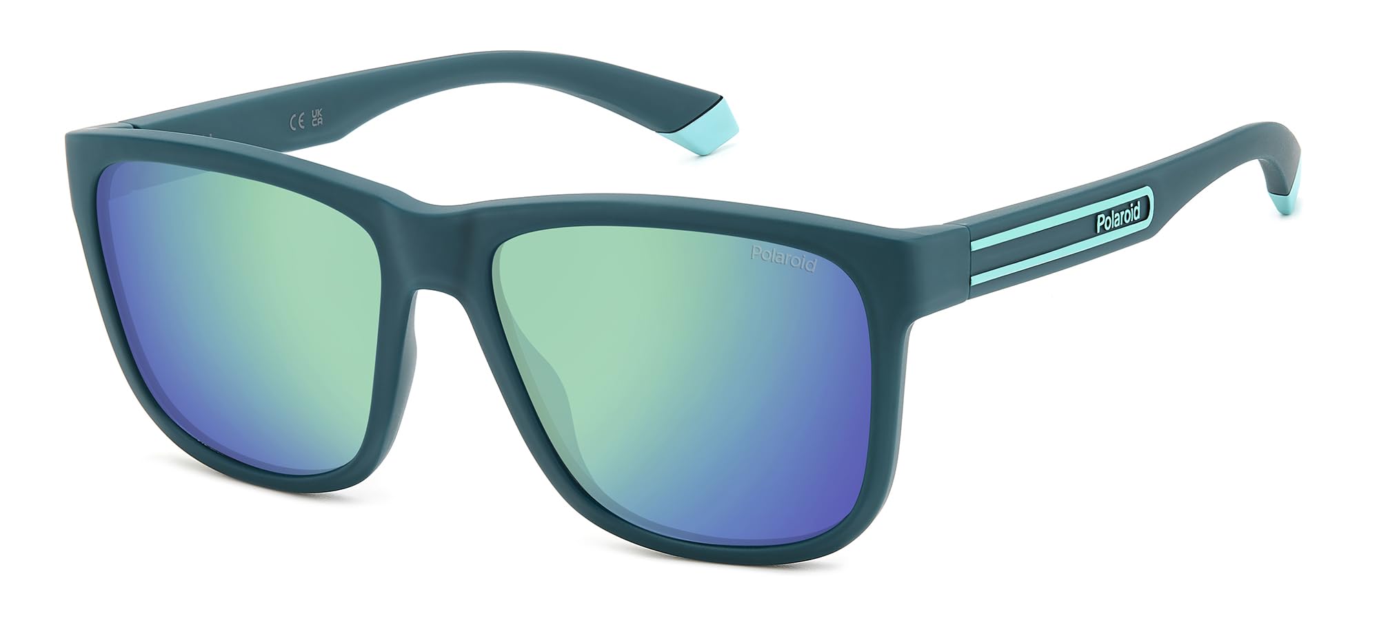 POLAROID Men's PLD 2155/S Sunglasses, Blue (Matte Teal), 57
