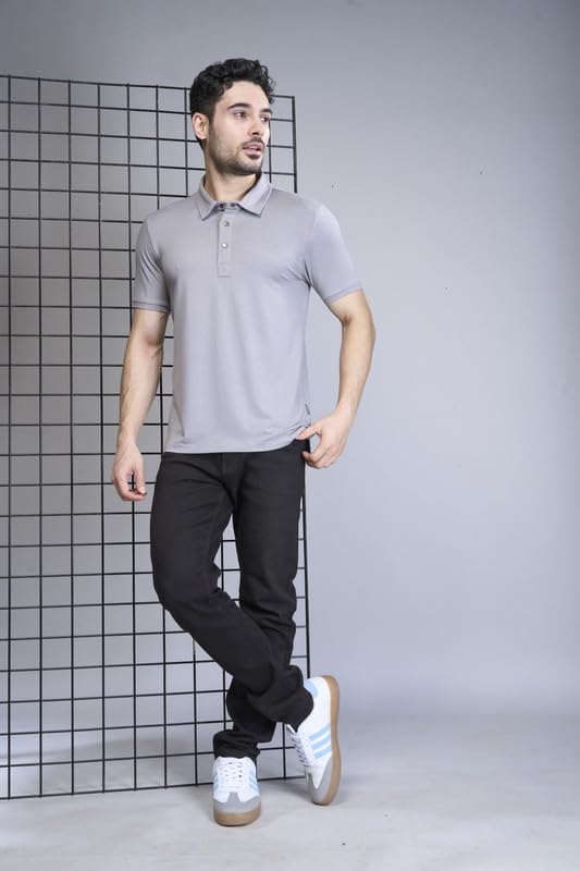 Image of Interwove Bamboo Knitted Polo T-Shirt