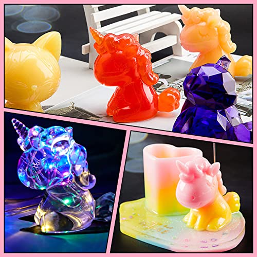 Stampo Resina Silicone，3D Stampi per Resina，Stampo...