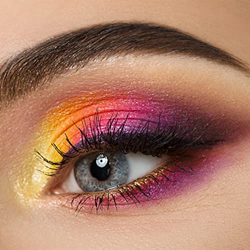 Image of Makeup Revolution Eyeshadow Palette, Highly Pigmented includes 18 shades, Long wearing and Easily Blendable Eye with Shimmary & Matte finish Forever Flawless (Fire)