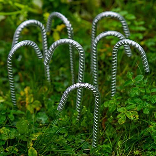 8 x Woodside Galvanised Heavy Duty Steel Ground Stakes/Anchorage Stakes/Tent Pegs – Suitable For Marquees, Gazebos, Trampolines, Bouncy Castles, Tents, Polytunnel Greenhouses - Image 3