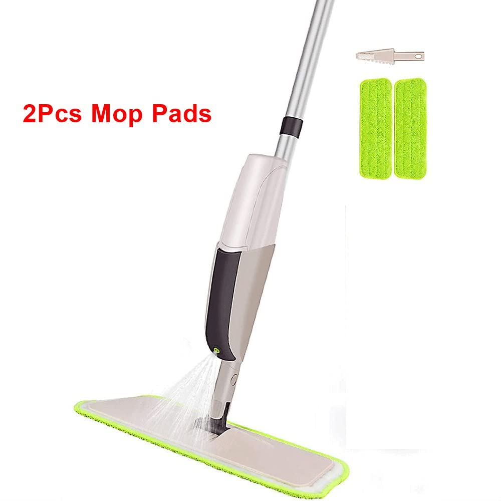 fregona Spray MOP Limpieza Herramienta de Limpieza for el hogar MOPS 360 ° Lavado de Piso Cocina Baldosas Pisos Microfibra Mojo pulverizador MOP mop (Color : Spray Mop with 2pcs Pads)