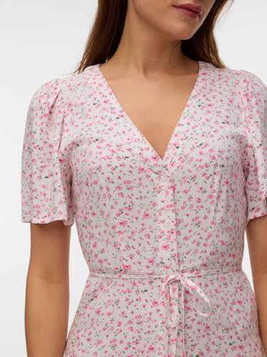 Robe molletonnée VERO MODA mi-longue en coton - 3
