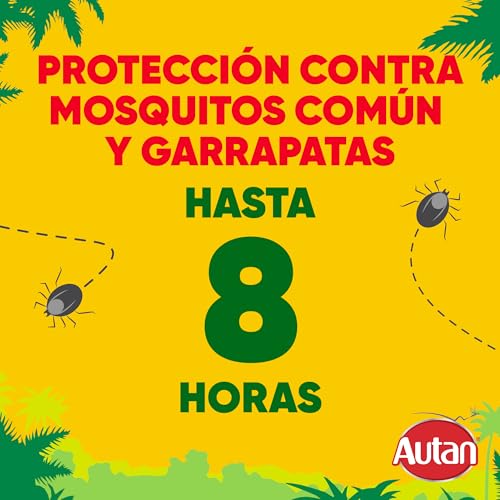 Miniatura 4 de Autan Multi Insectos en Spray Seco Repelente Mosquitos, Proteccion contra Mosquitos Común, Tigre, Garrapatas y Tábanos, Hasta 8h de Protección, Dermatológicamente Probado, 1x100 ml