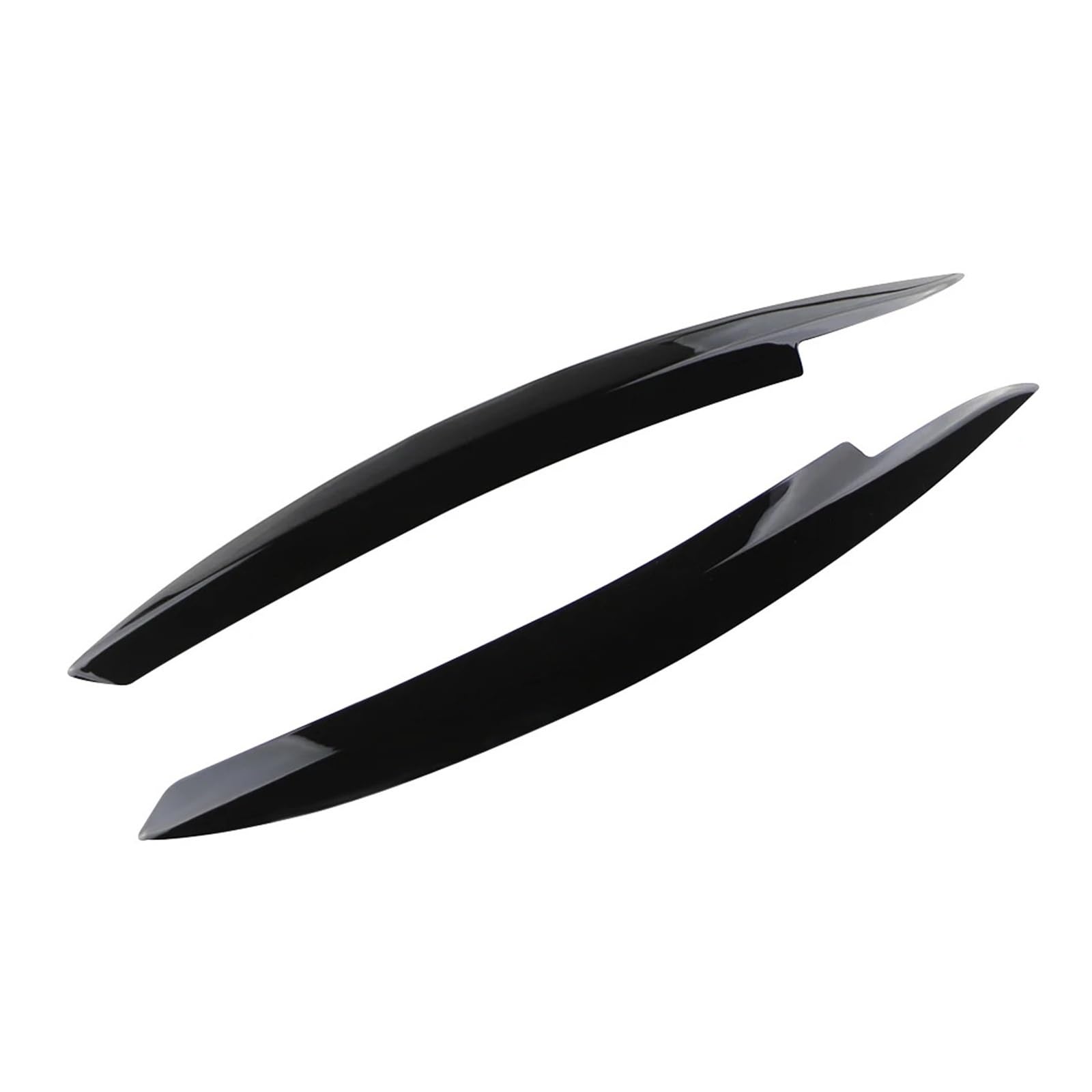 Qchbkj ABS Headlight EyebrowCar Head Light Eyelids Cover Trim Stickers Compatible for Golf 6 VI MK6 GTI GTR GTD 2008-2013(Type1)
