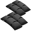Rhino BaseMate Umbrella Base Weights 4-Pack – Fillable Sand Bags for Umbrella Base & Patio Stand | Durable Weatherproof Sandbag Weights for Outdoor Umbrellas, Arched Design, Holds Up to 49 lbs Each